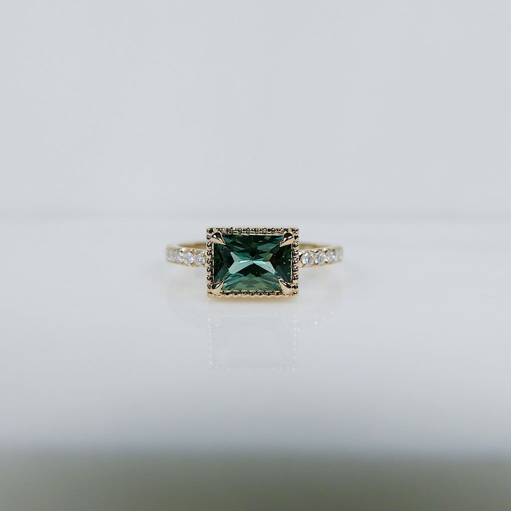 One Of A Kind Tourmaline East West Ring