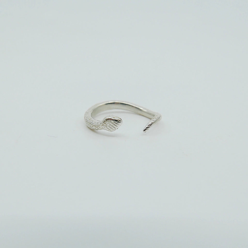 Snake wrap ring, Snake cuff ring, silver snake ring, snake band, snake open ring, silver snake band