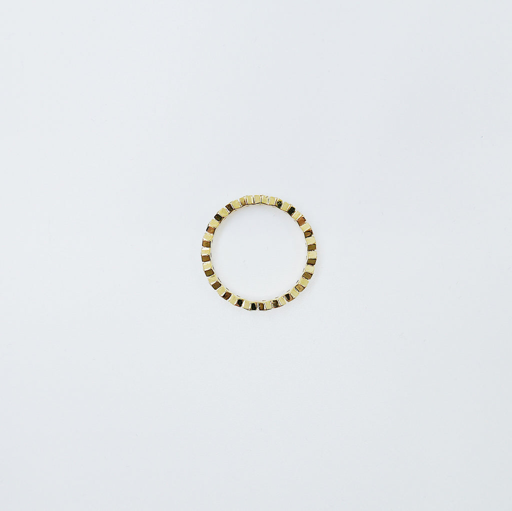 Hexagon Diamond Eternity band, diamond stacking band, wedding band, infinity Geometric ring, diamond infinity ring, 14k gold, 18k gold ring