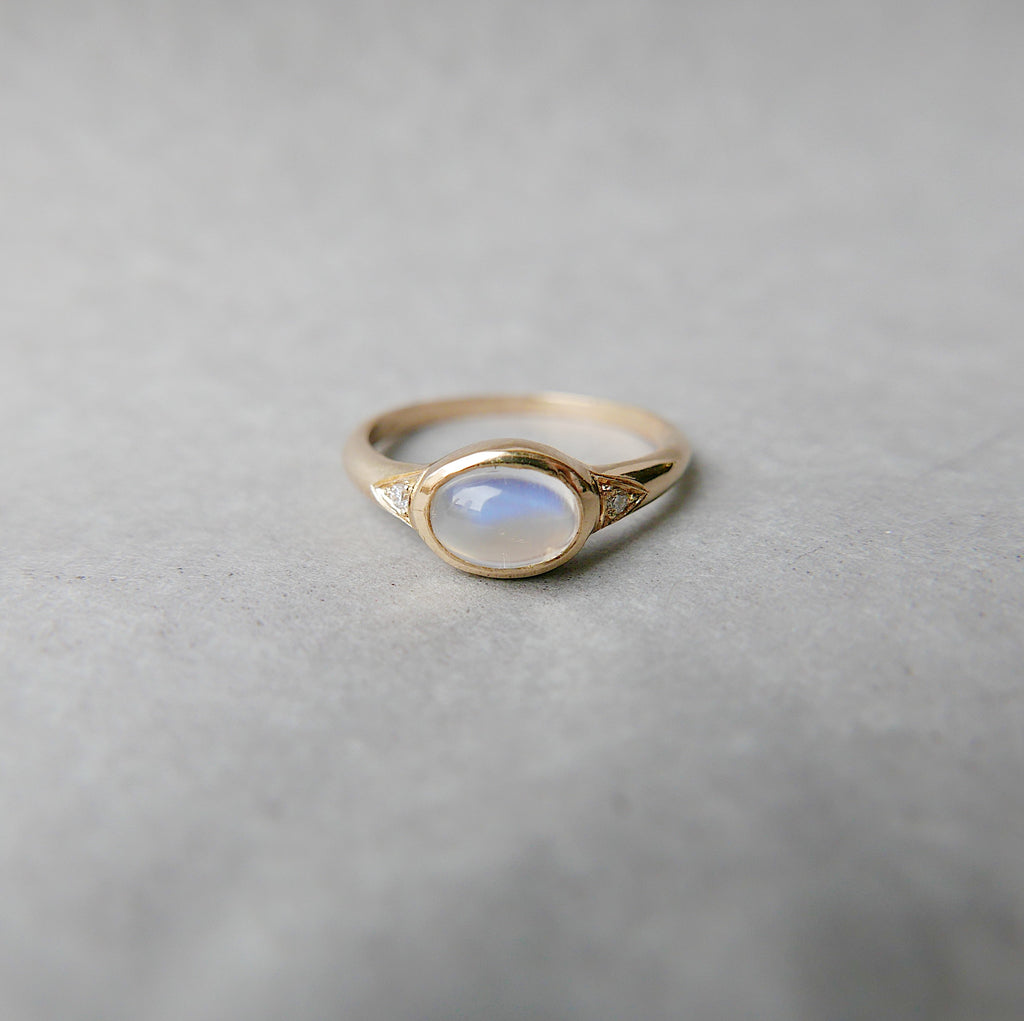 Moonstone Signet Ring