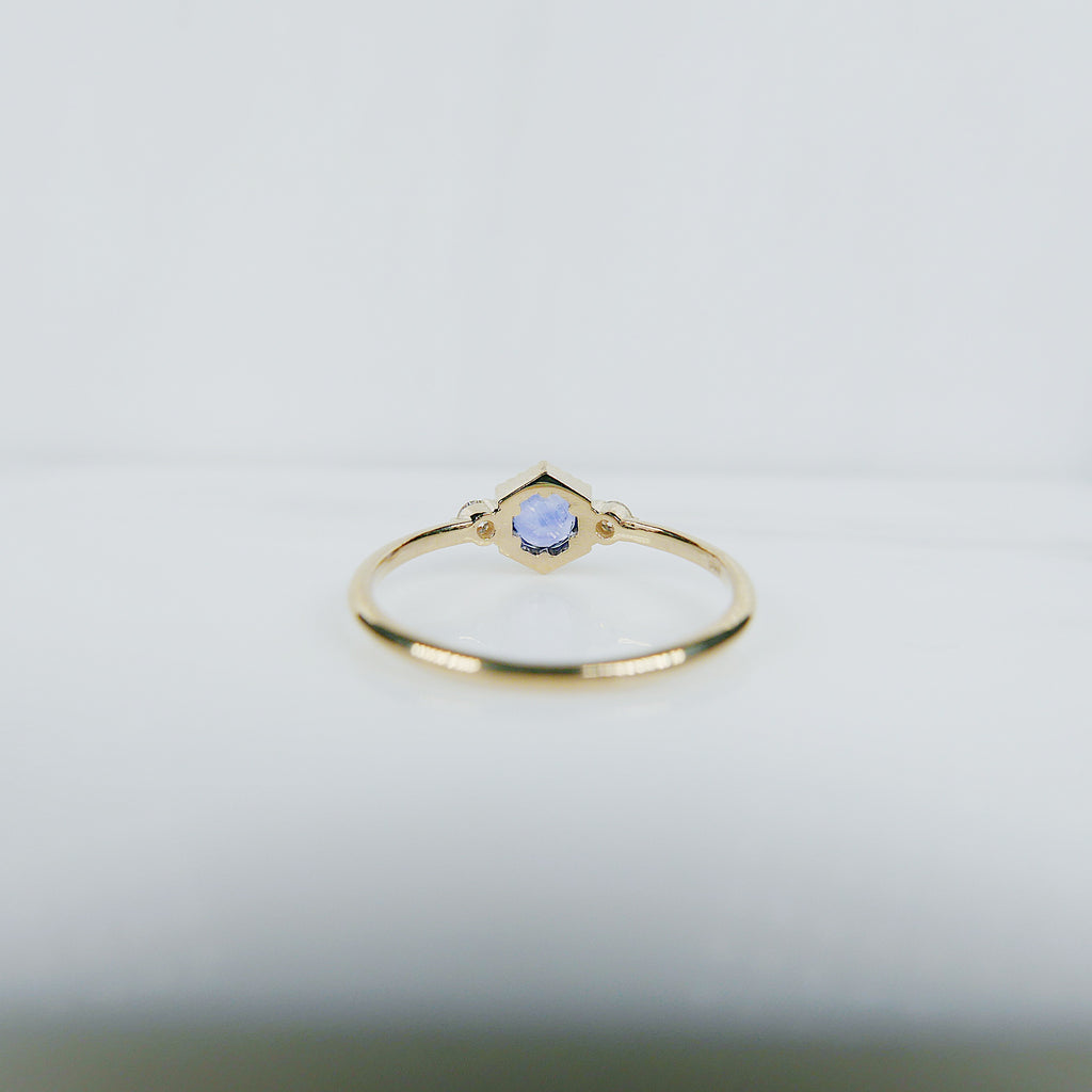 Harlow Blue Sapphire and Diamond ring