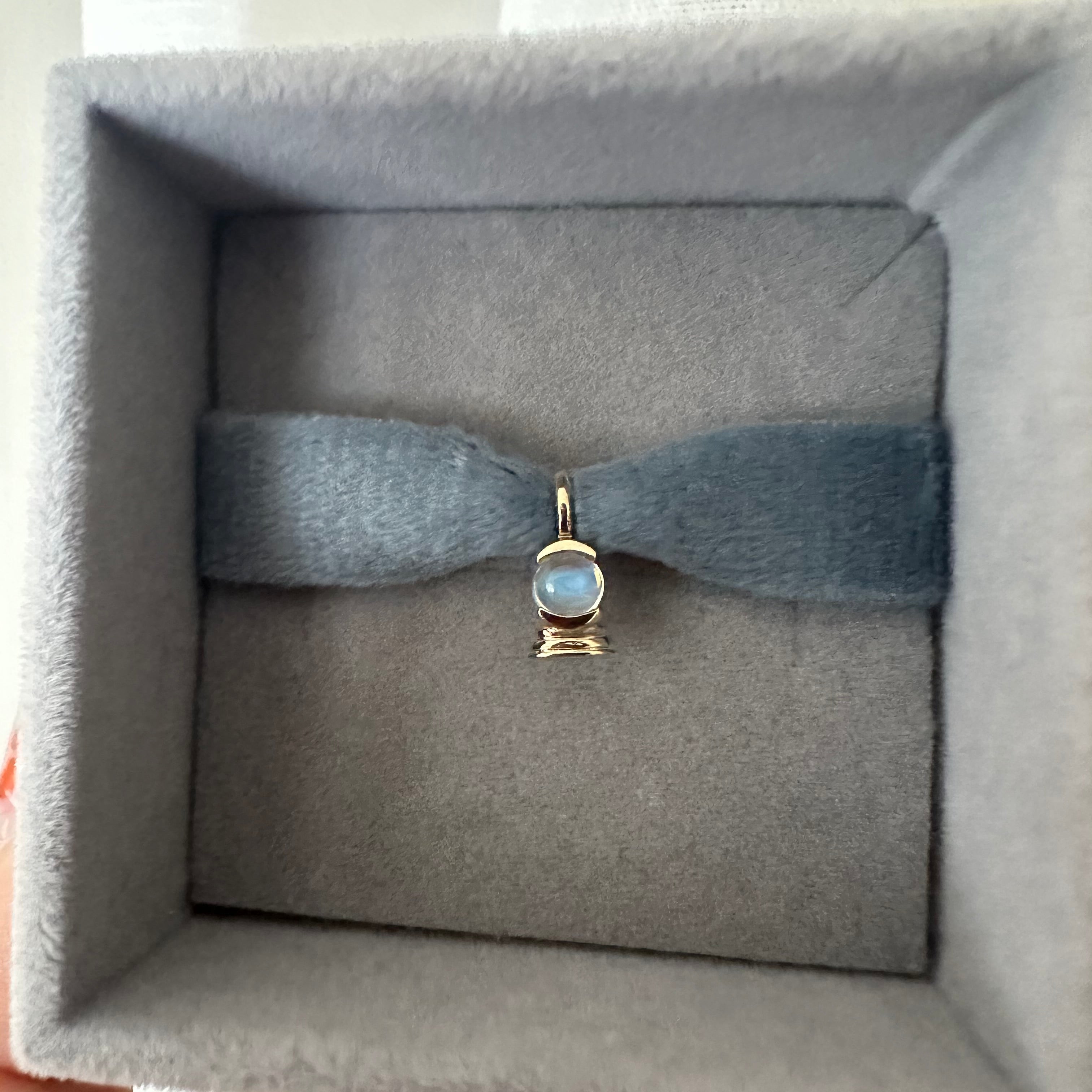 Small Crystal Ball Pendant Charm