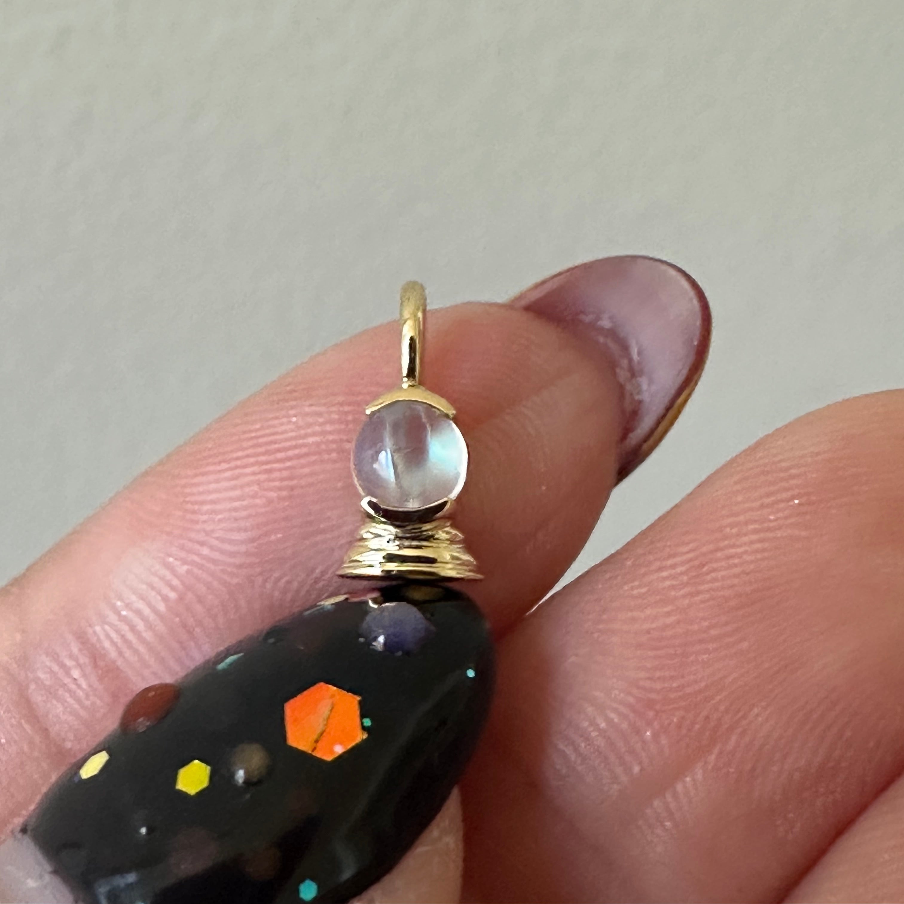 Small Crystal Ball Pendant Charm