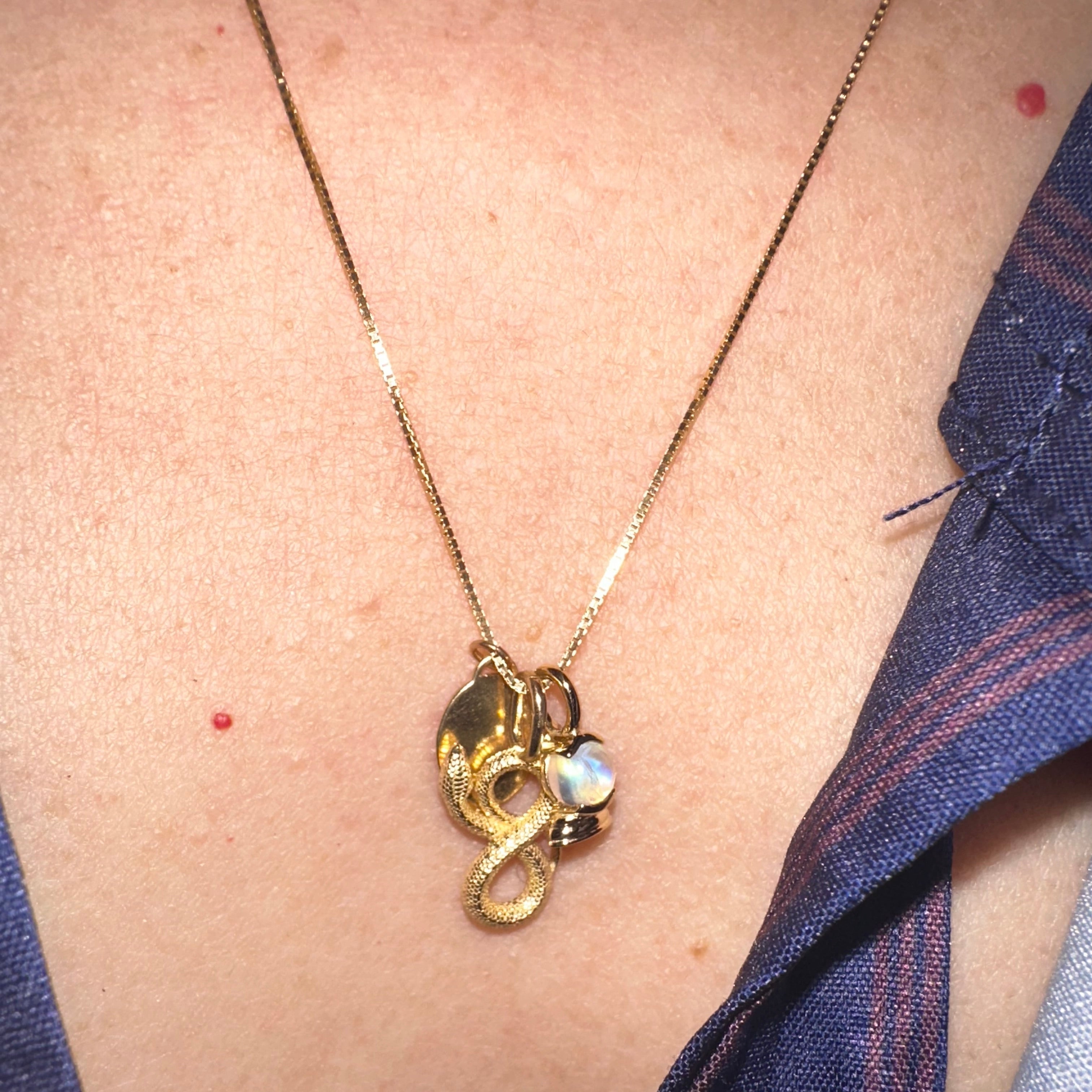 Small Crystal Ball Pendant Charm