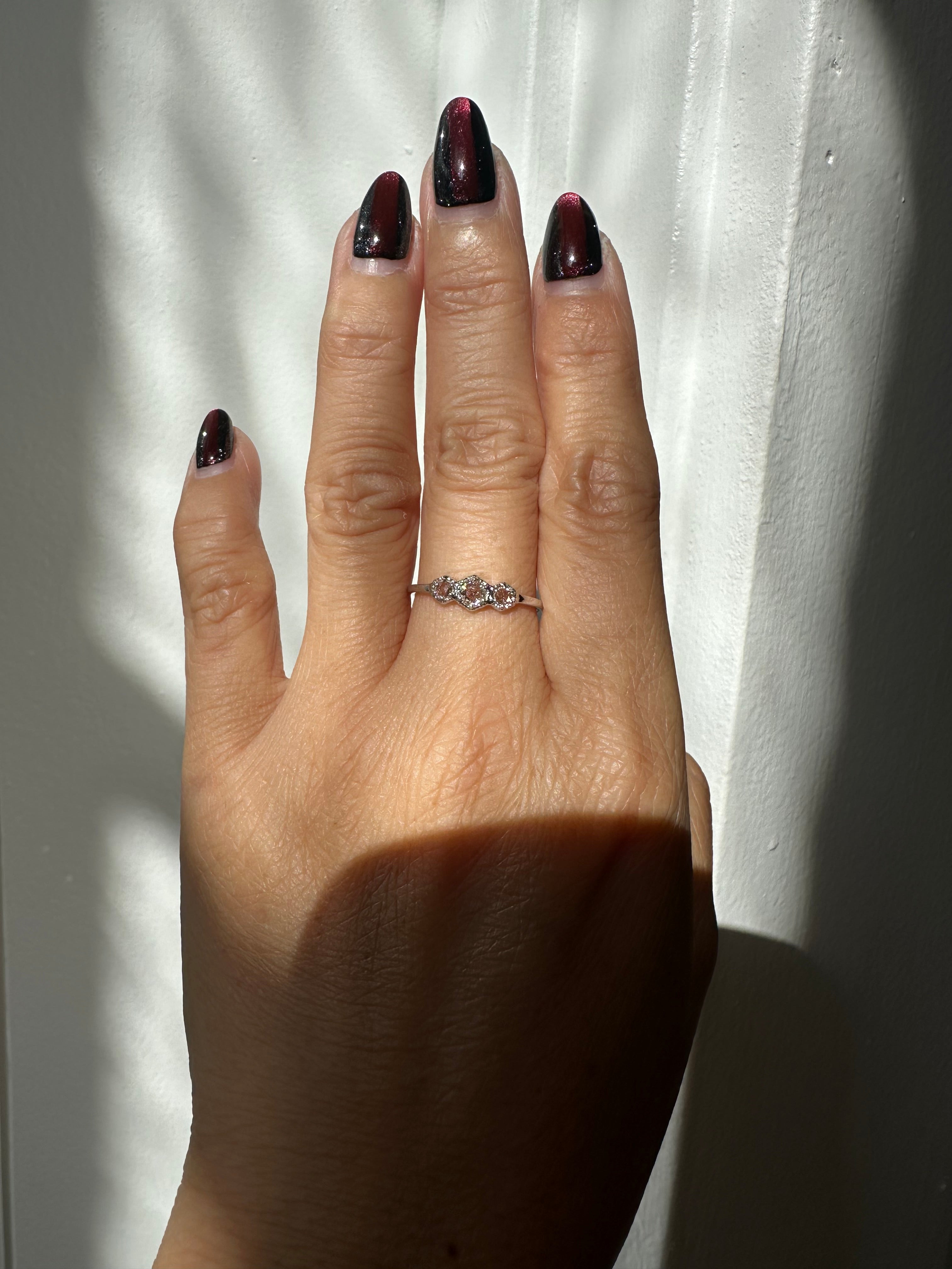 Triple Frame Diamond Ring