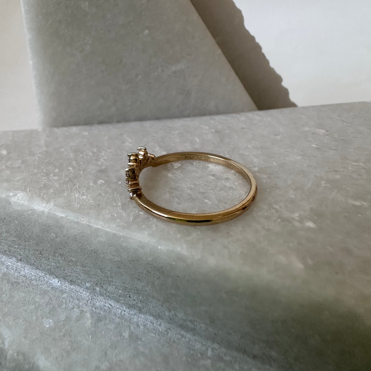 Burst Nesting Diamond Ring