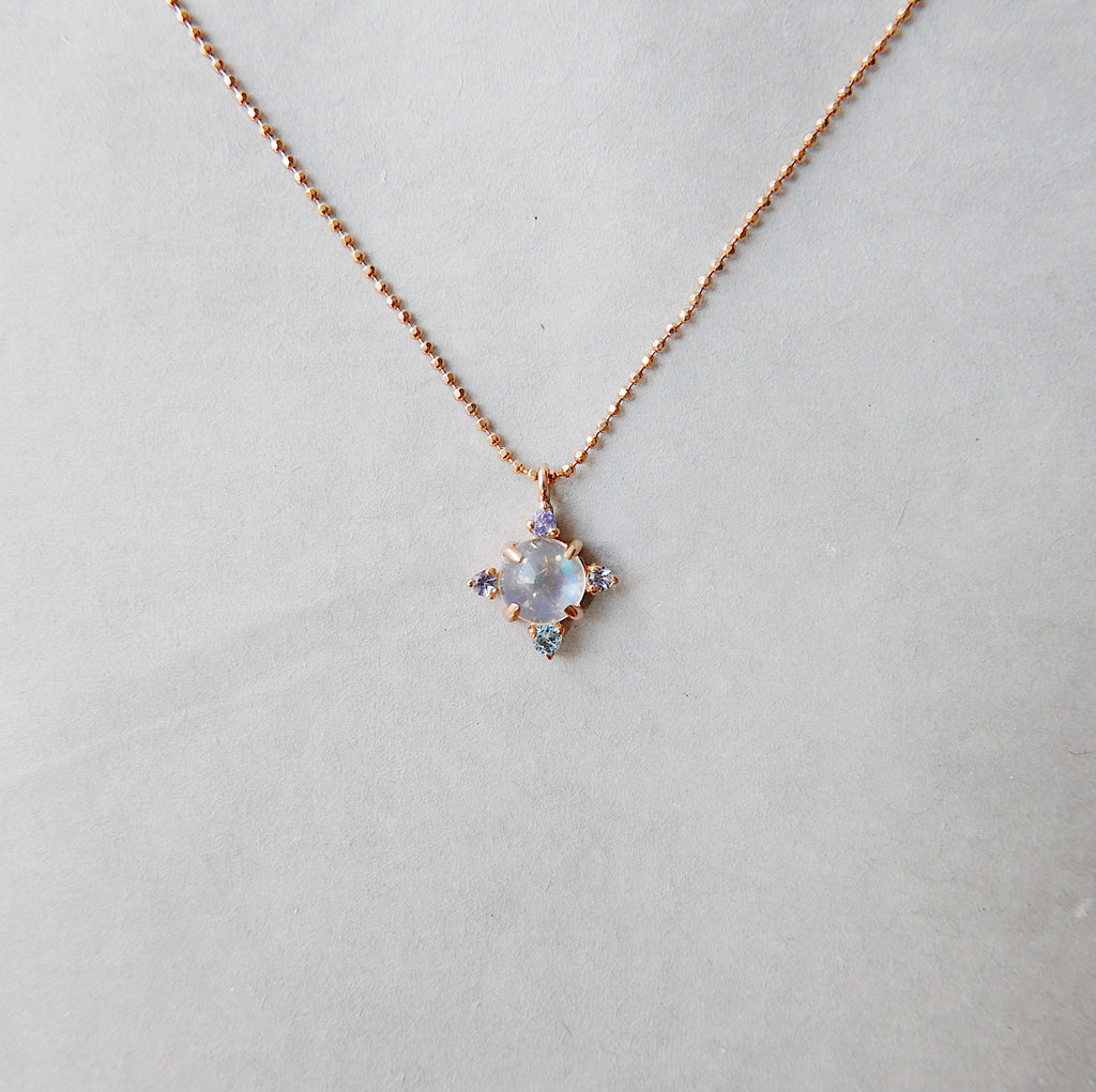 Compass Moonstone Necklace