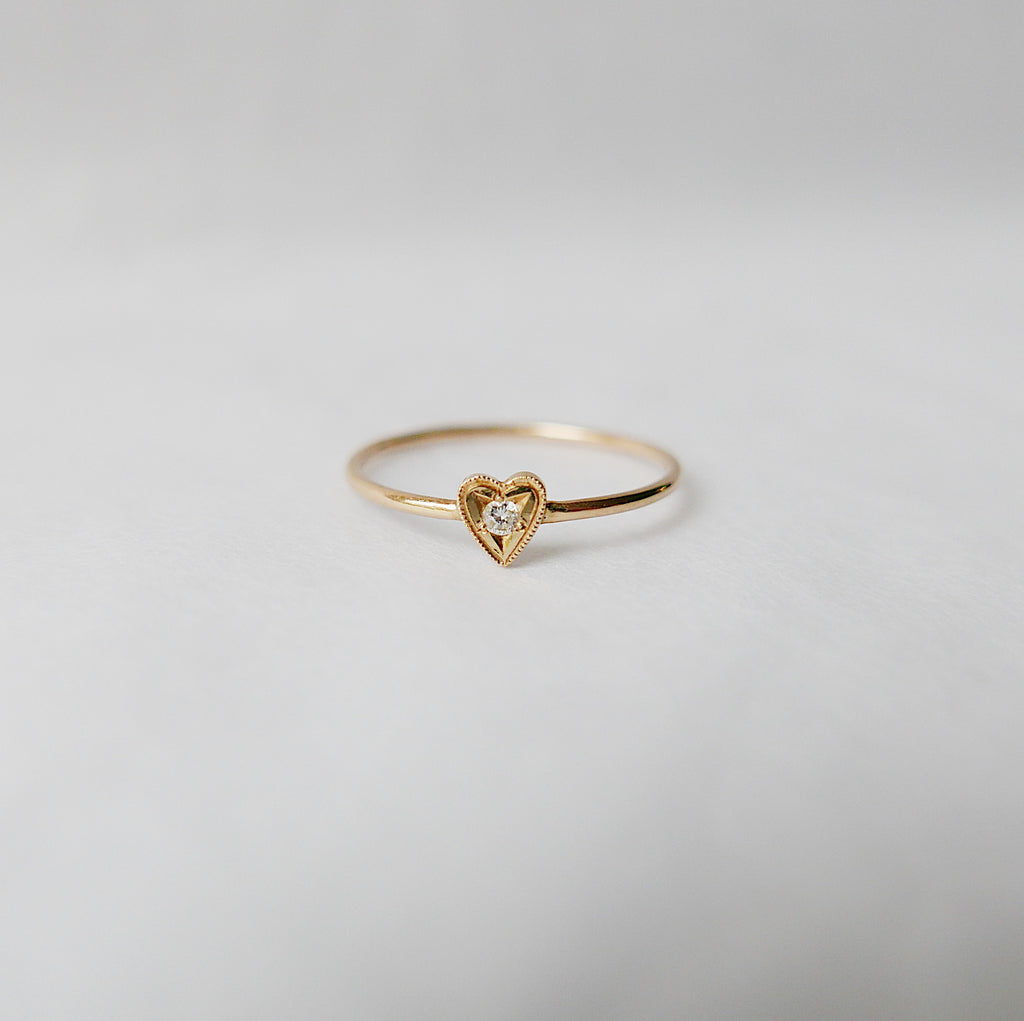 Diamond Heart Ring