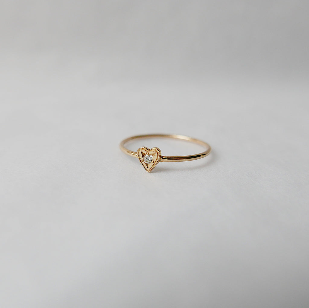 Diamond Heart Ring