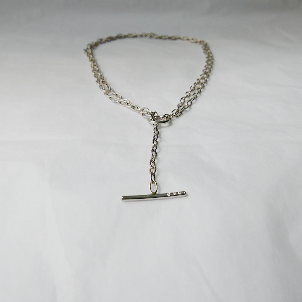 silver heart  reminder  Necklaces  mgj  mason grace jewelry  mason grace  lariat chain  jewelry  double chain  custom necklace  custom made