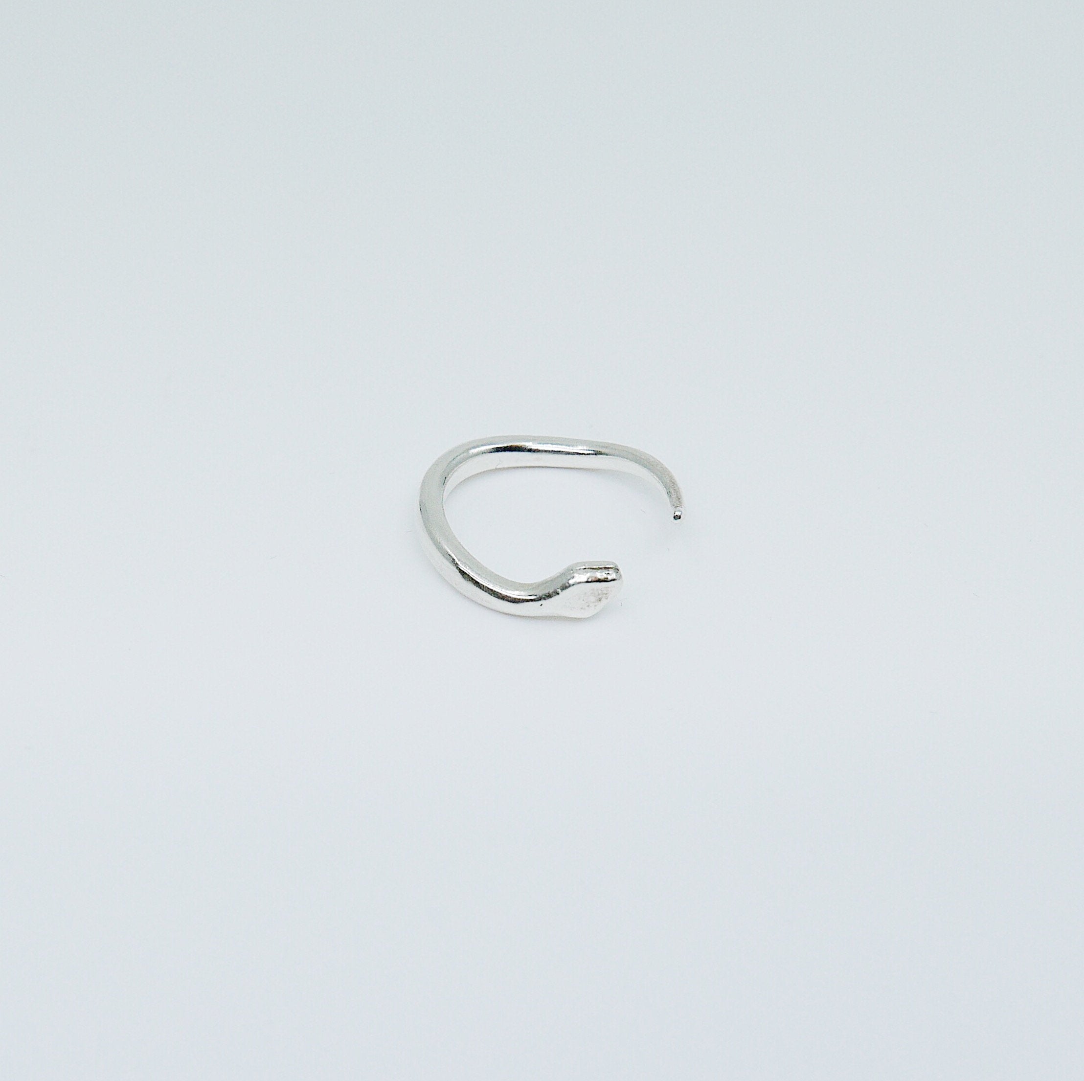 Sterling Silver Snake Cuff Ring, Snake Ring, Snake Cuff, Sterling Silver Ring, Silver Snake Ring, Sterling Silver Snake Ring, Cuff Ring