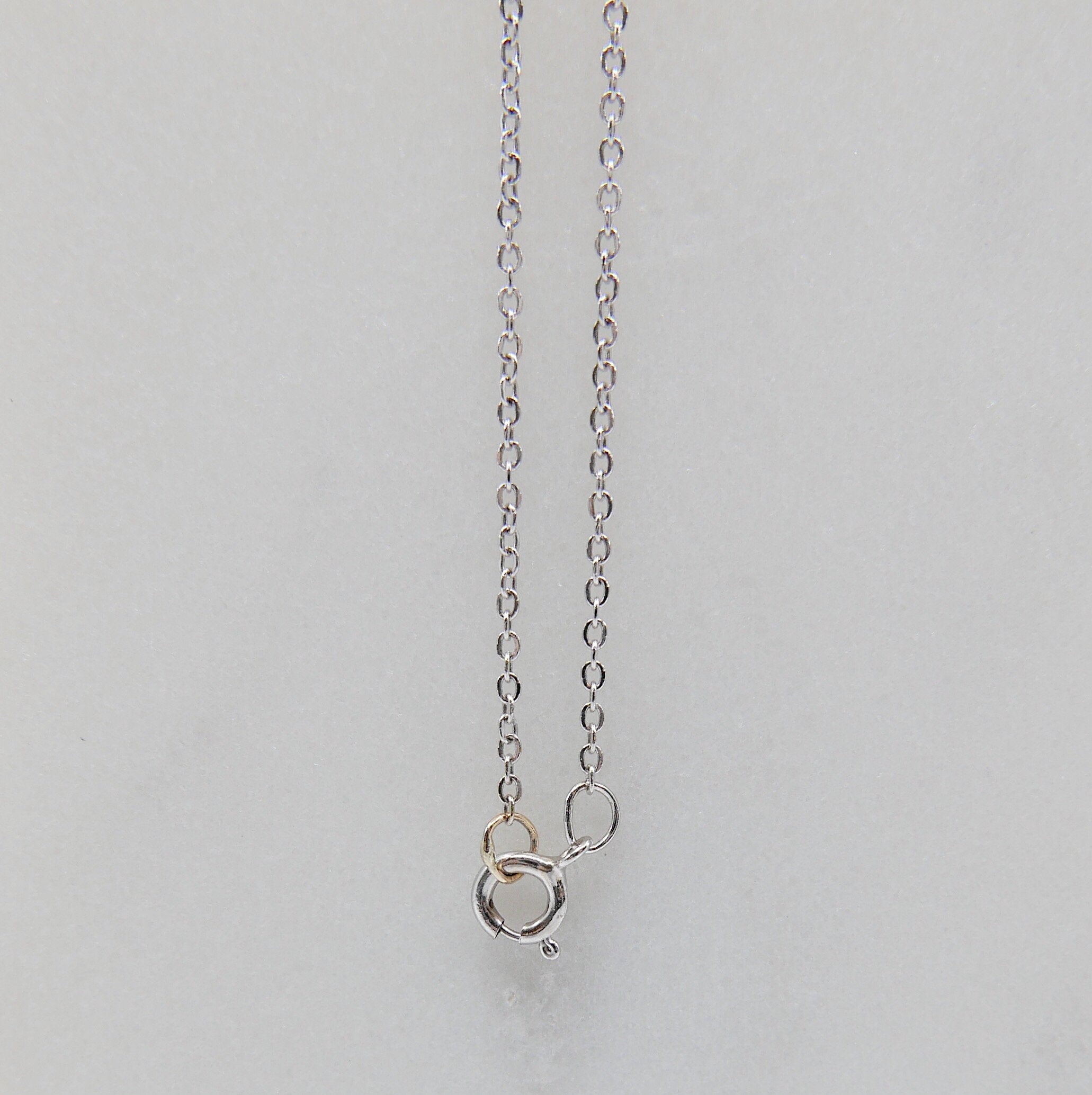 14k White Gold Heart with Ruby Necklace, Mini Heart Necklace, Ruby Heart necklace, white gold heart necklace,  14k white gold heart necklace