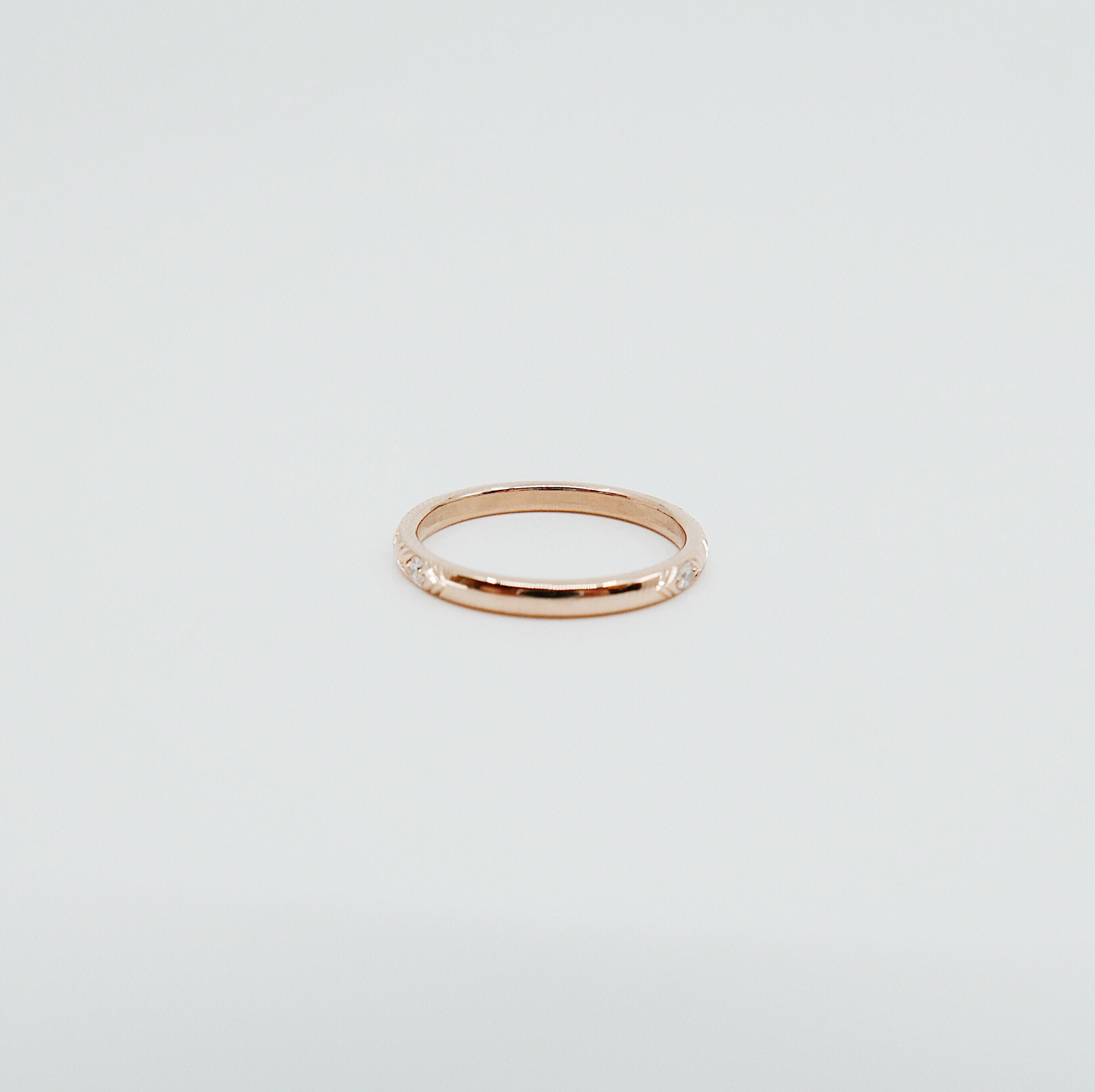 Camille Diamond Ring, Camille Black Diamond Ring, stacking band, wedding band, infinity band, gold band, diamond ring, black diamond ring