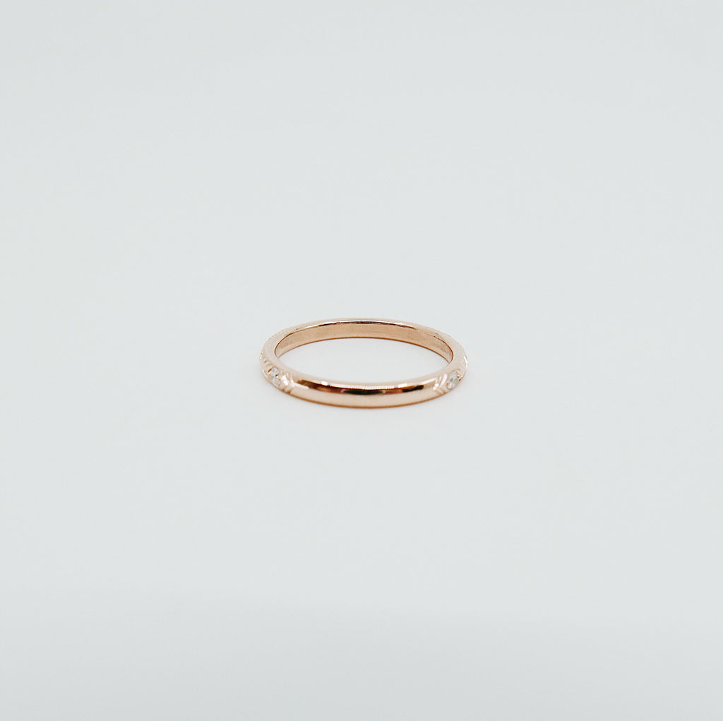 Camille Diamond Ring, Camille Black Diamond Ring, stacking band, wedding band, infinity band, gold band, diamond ring, black diamond ring