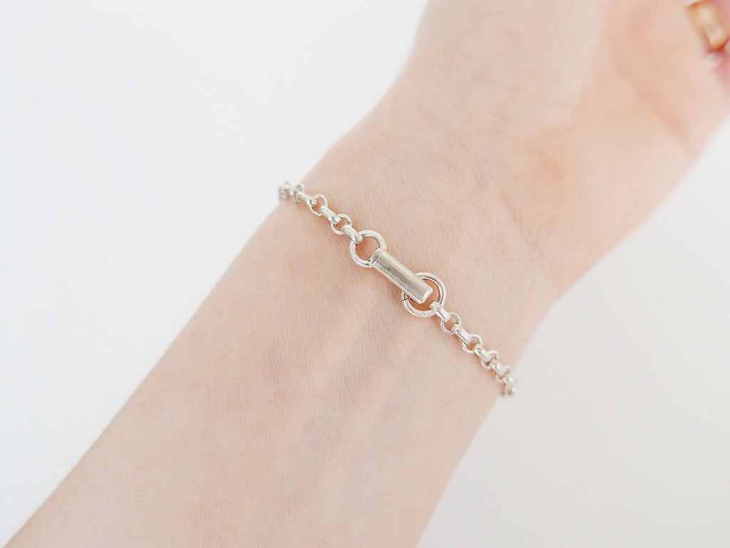 Crest Sterling Silver Bracelet, Monogramed Bracelet, Shield Bracelet, hand engraved Bracelet, personalized Bracelet