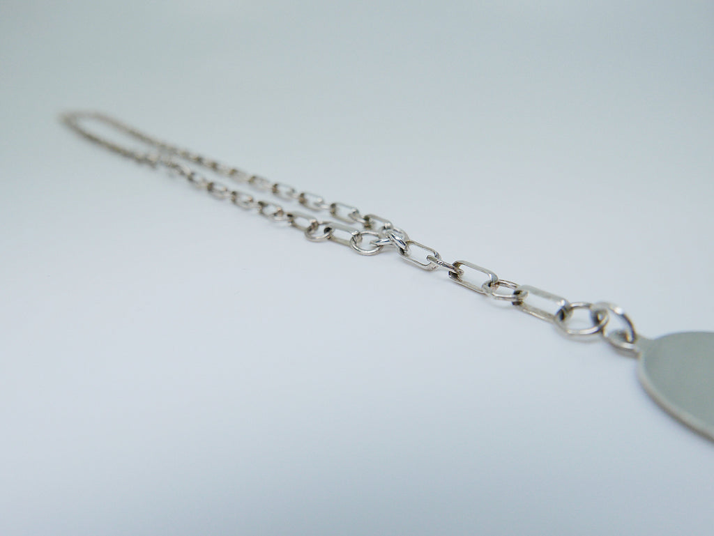 Large Coin Chain Lariat Necklace, Coin necklace, sterling silver, personalized coin necklace, personalized necklace, lariat chain necklace