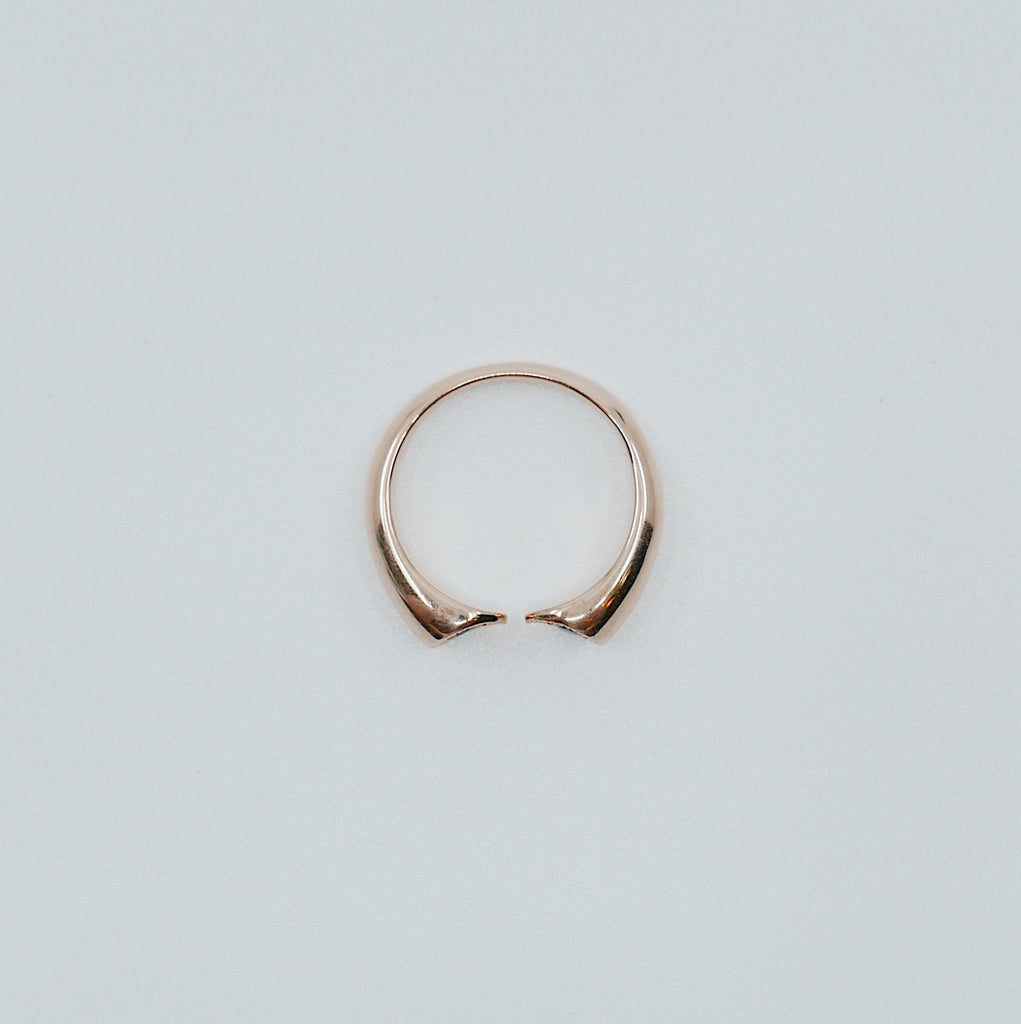 Peak Cuff Diamond Band, diamond cuff ring, diamond band ring, black diamond cuff ring, open band with diamonds, diamond open band
