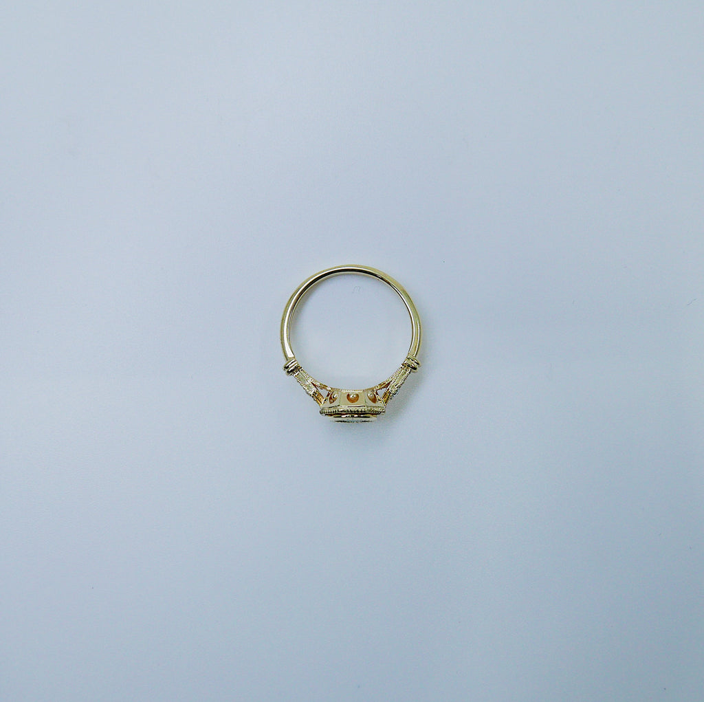 Eloise Bezel Emerald Ring, emerald and diamond ring, 14k gold ring, green stone ring, 14k emerald ring, 14k emerald and diamond ring