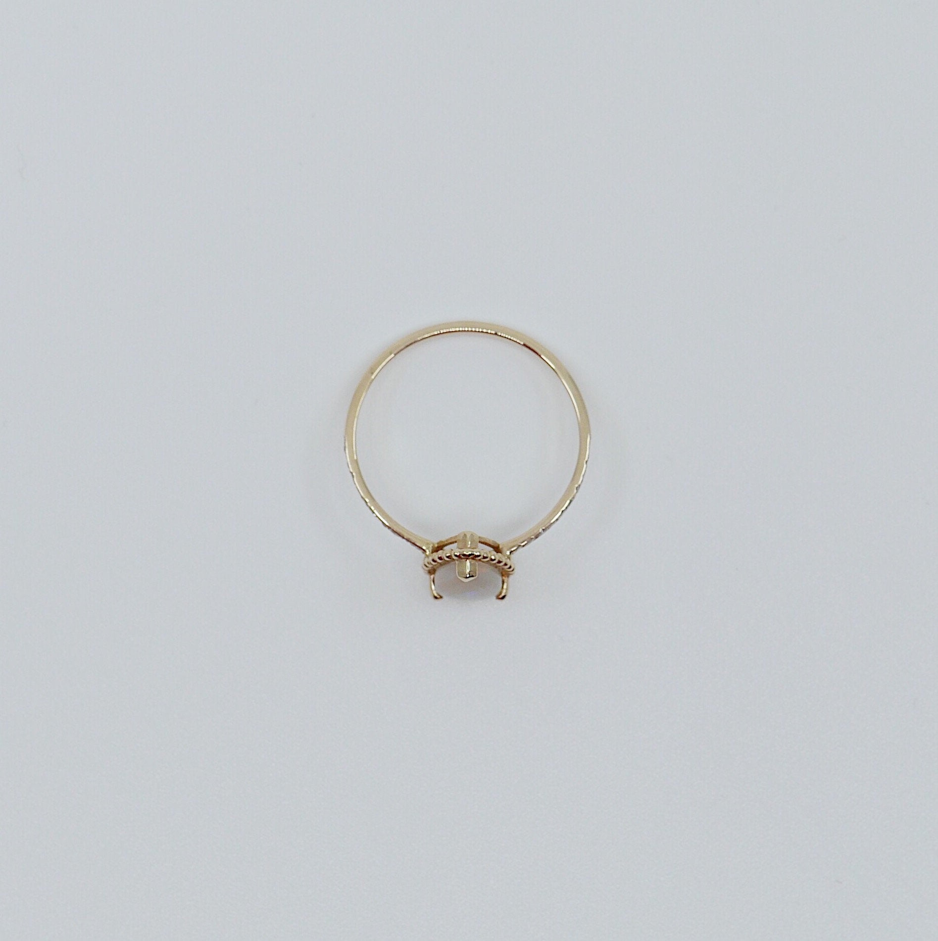 Ava Diamond Opal Ring, rainbow Opal halo ring, gold solitaire ring, pear opal ring, 14k gold opal prong engagement ring, opal halo ring
