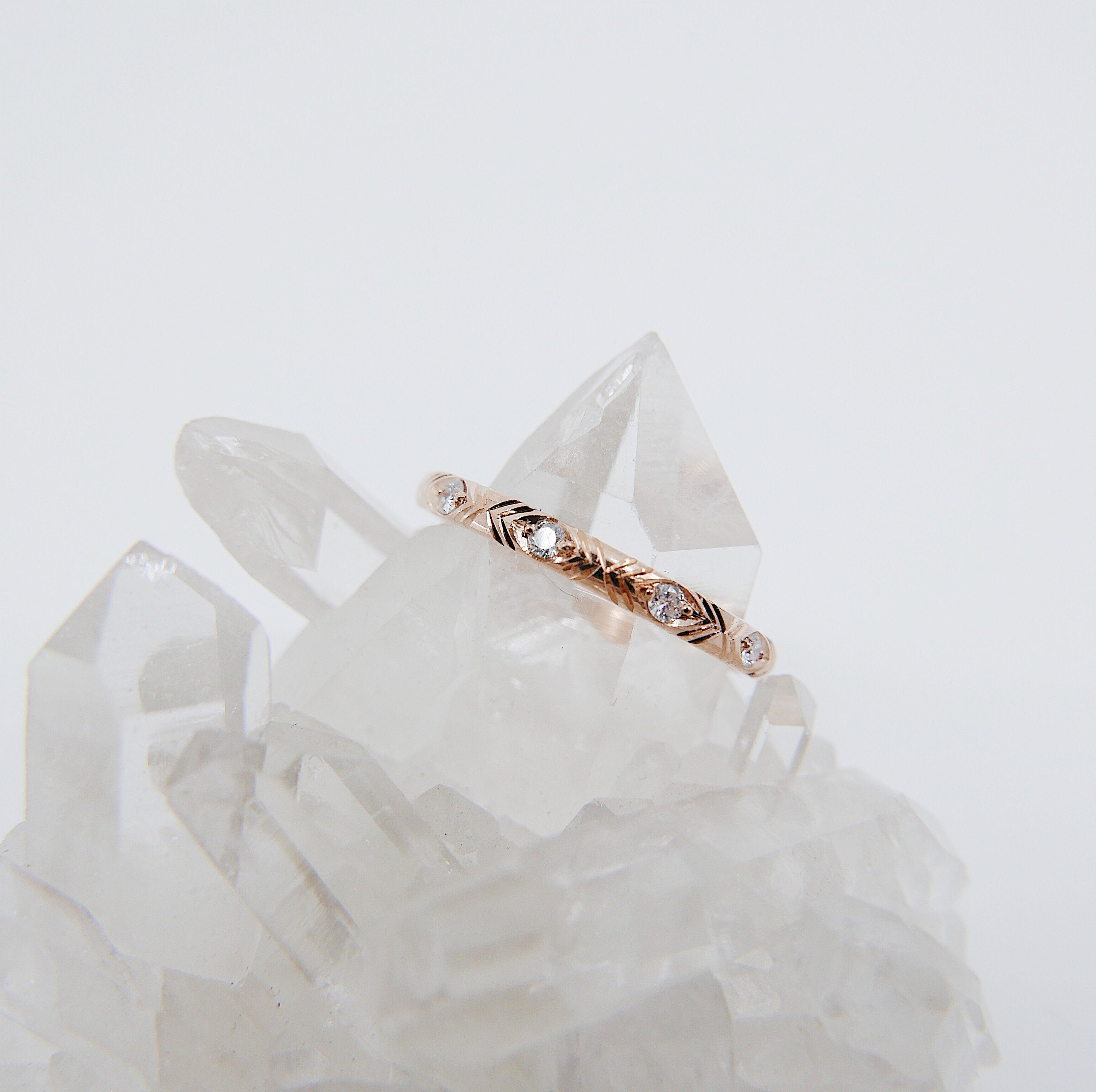 Camille Diamond Ring, Camille Black Diamond Ring, stacking band, wedding band, infinity band, gold band, diamond ring, black diamond ring