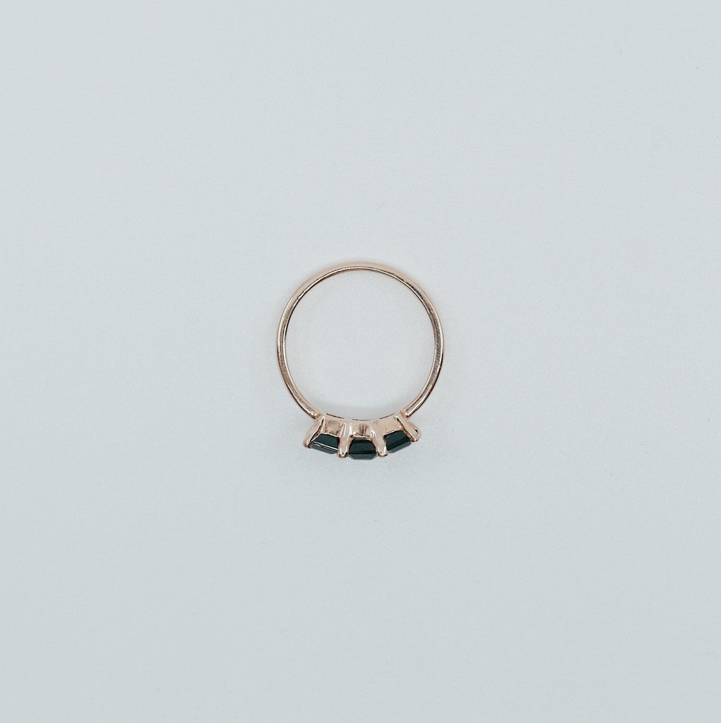 Eve Tourmaline Ring, green tourmaline emerald cut ring, tourmaline ring, statement ring, alternative bridal tourmaline, green ring
