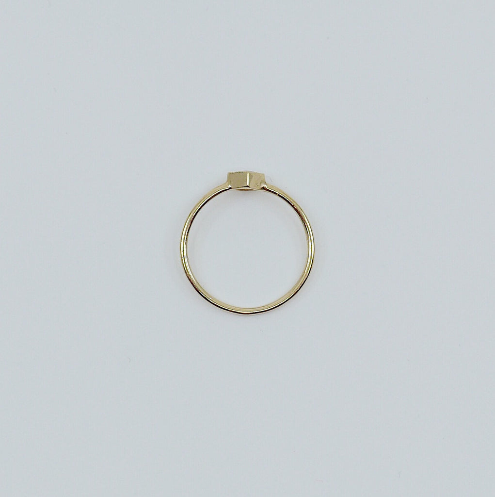 Square Bezel Sapphire Ring, pink sapphire bezel ring, sapphire stacking ring, pink sapphire ring, square sapphire ring, gold square band
