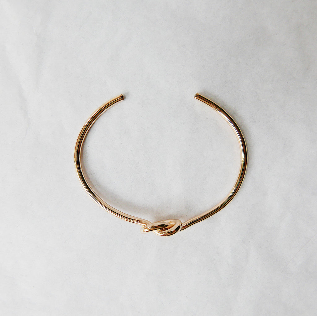 Love Knot Cuff Bracelet gold filled, knot bracelet, gold cuff, knot cuff, pretzel bracelet, love knot bangle