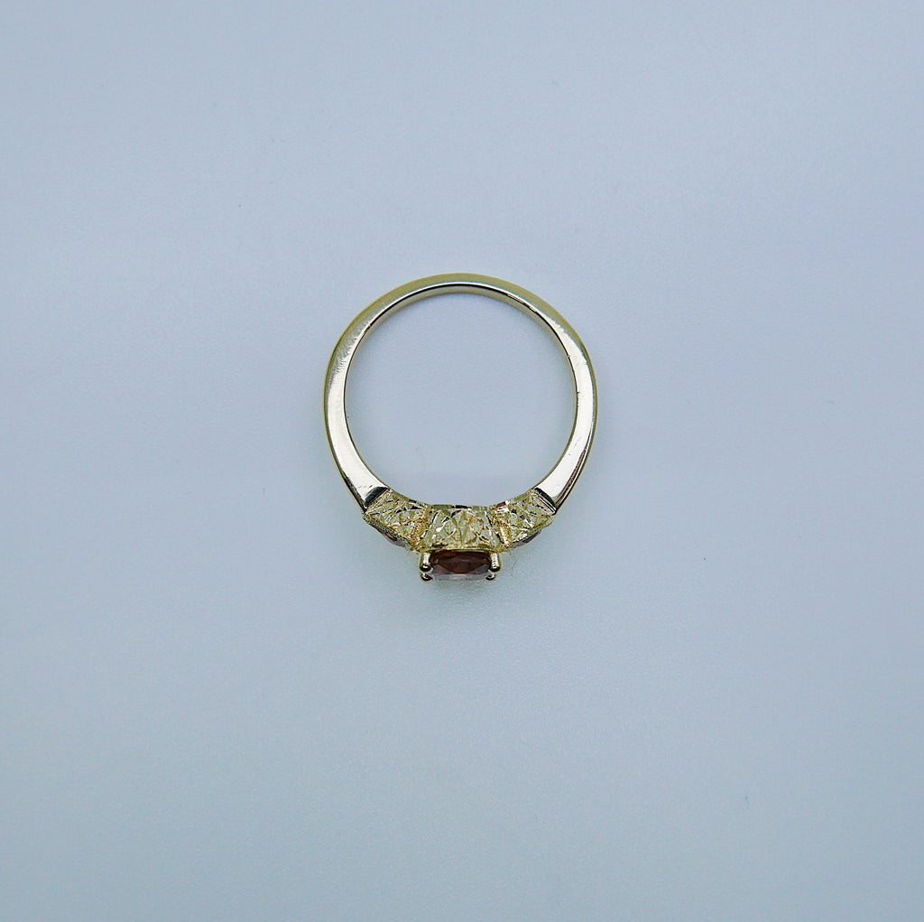 Agatha Tourmaline Ring, tourmaline & morganite ring, oval tourmaline ring, morganite ring, pink tourmaline wedding ring