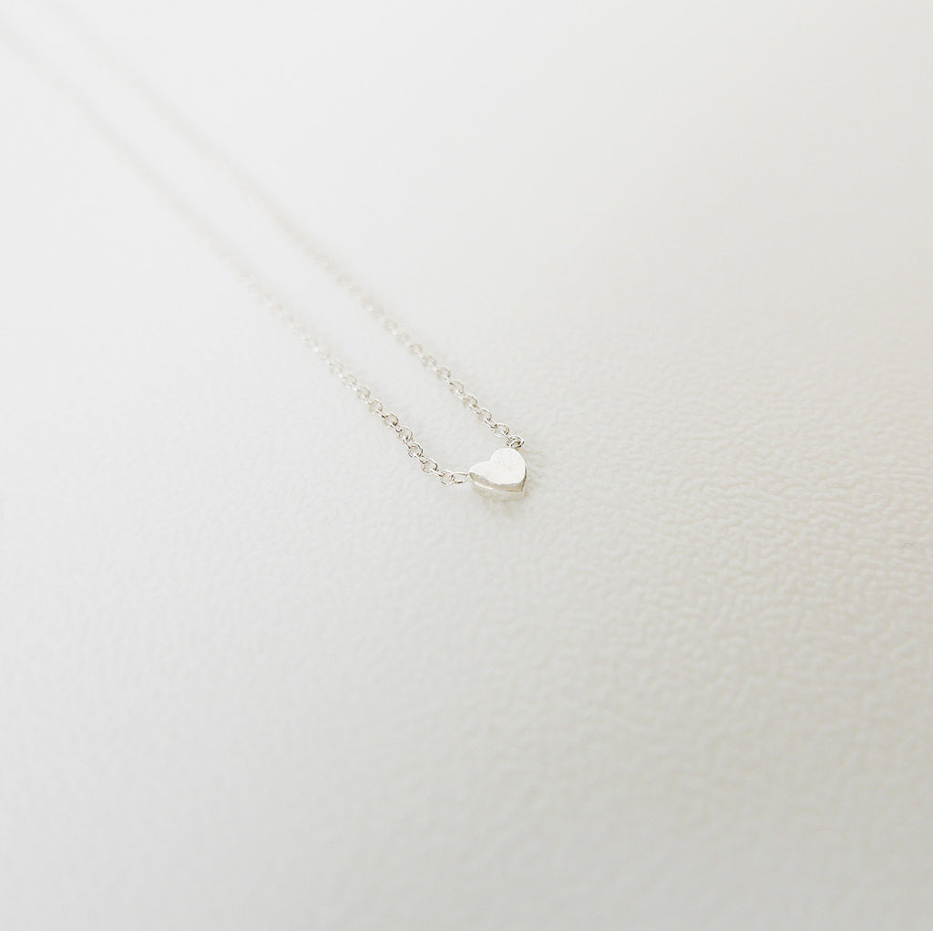 Micro Mini Heart Necklace