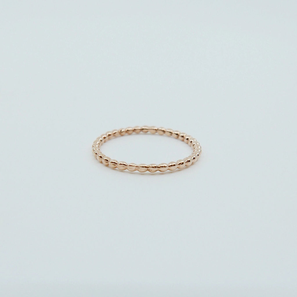 style  simple  Rings  modern  minimalist  mgj  mason grace jewelry  mason grace  jewelry  gift  fine jewelry  diamond  dainty  beaded ring  beaded chain ring  beaded ball ring  ball chain ring  14k gold ring