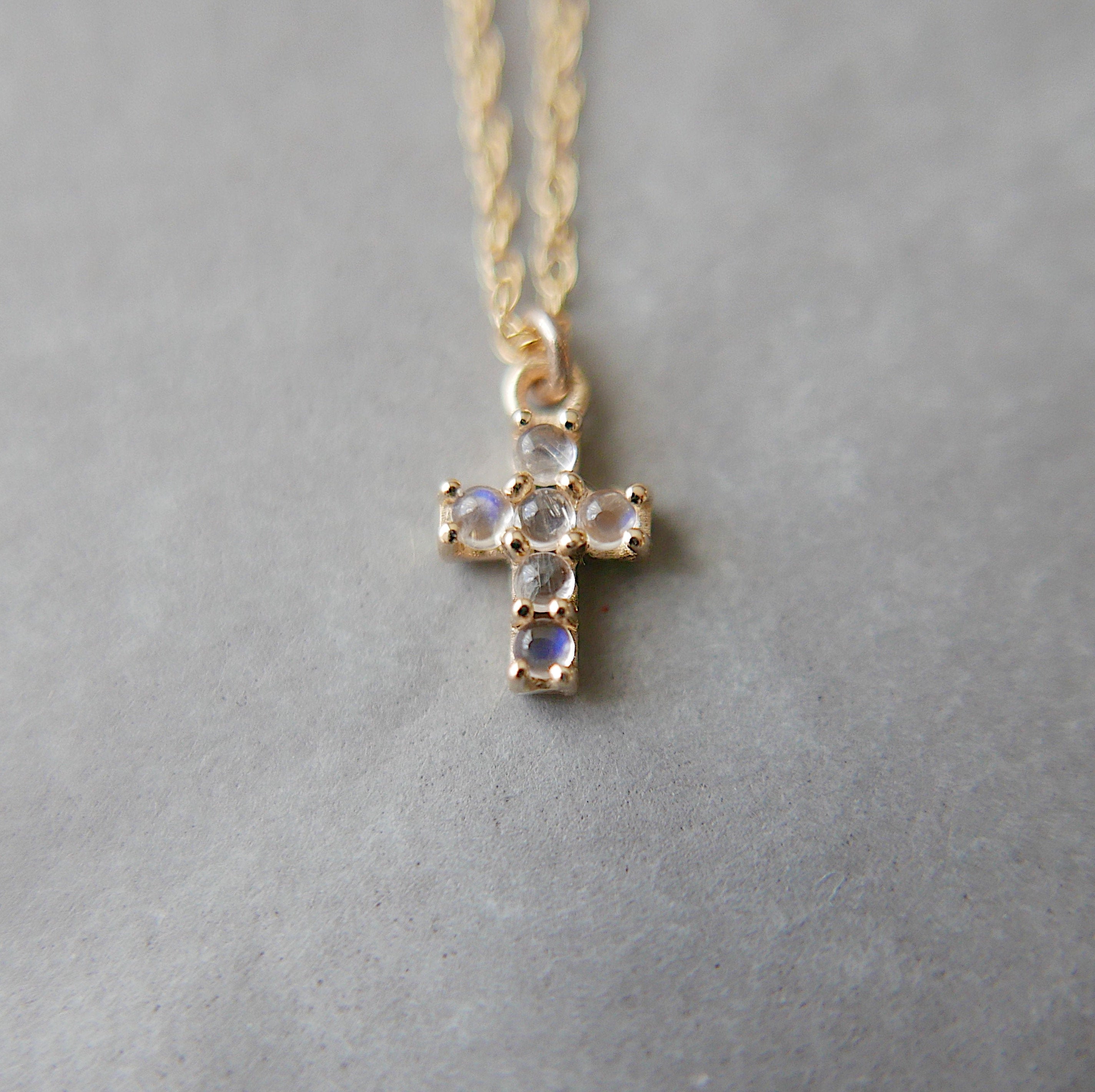 Cross Moonstone Necklace Success