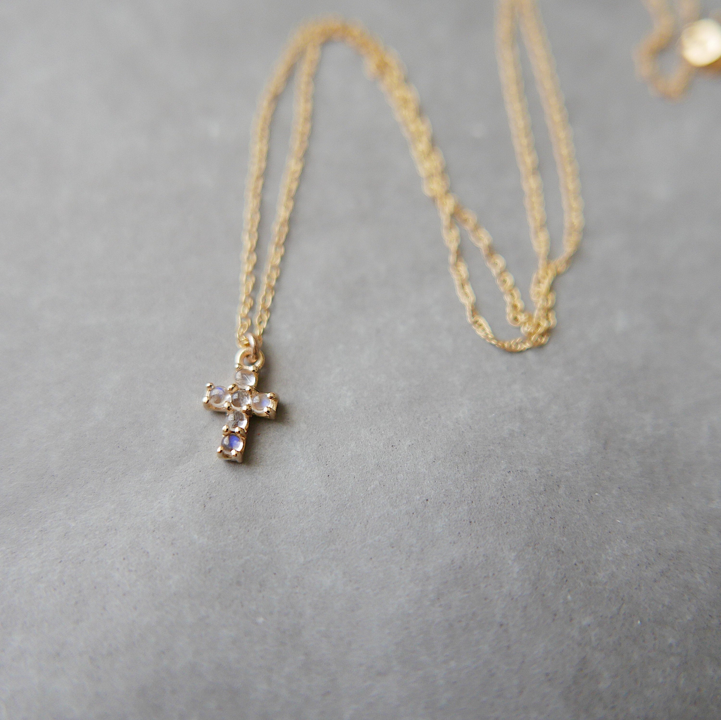 Cross Moonstone Necklace Success