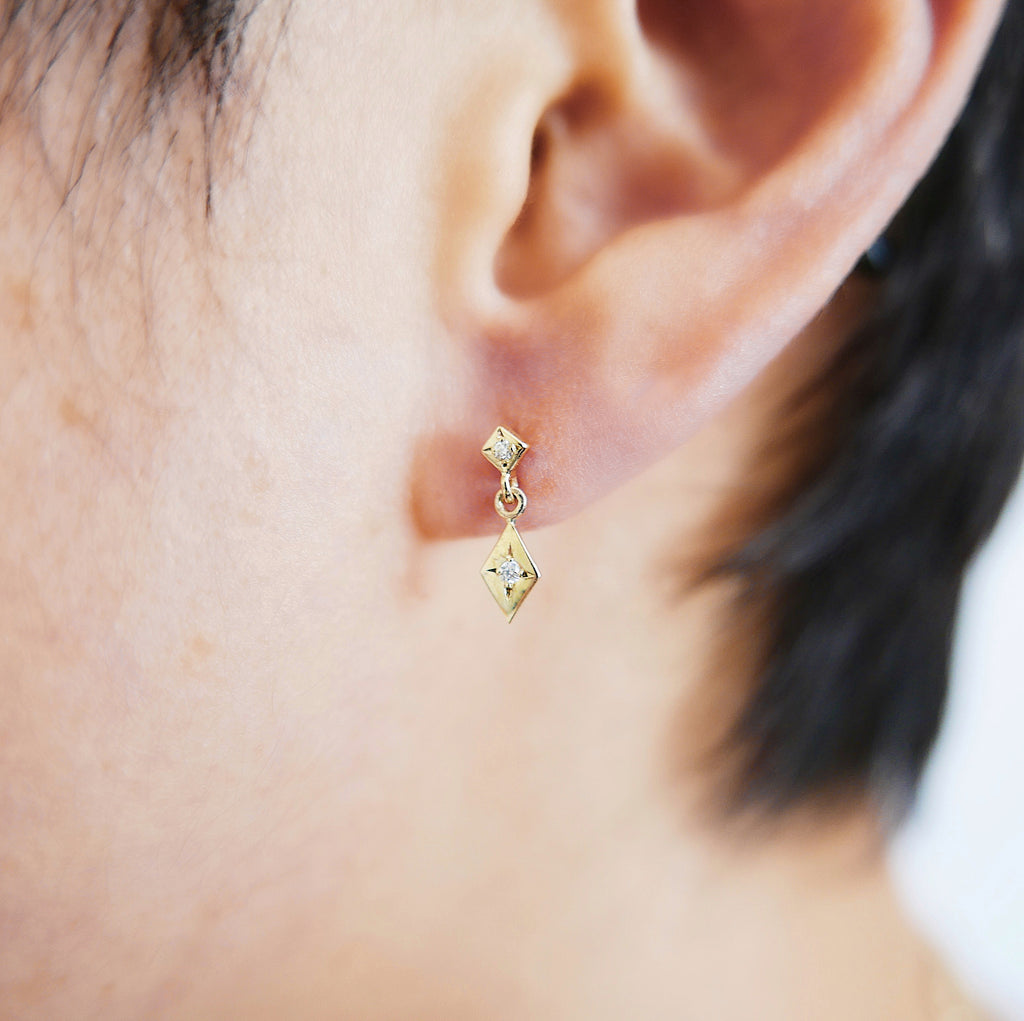 Sway With Me Diamond Earring, 14k gold