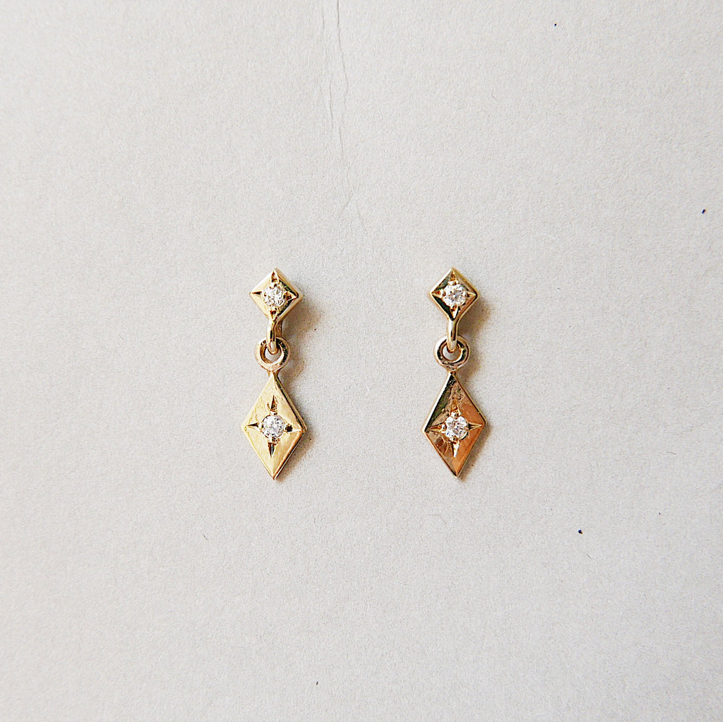Sway With Me Diamond Earring, 14k gold