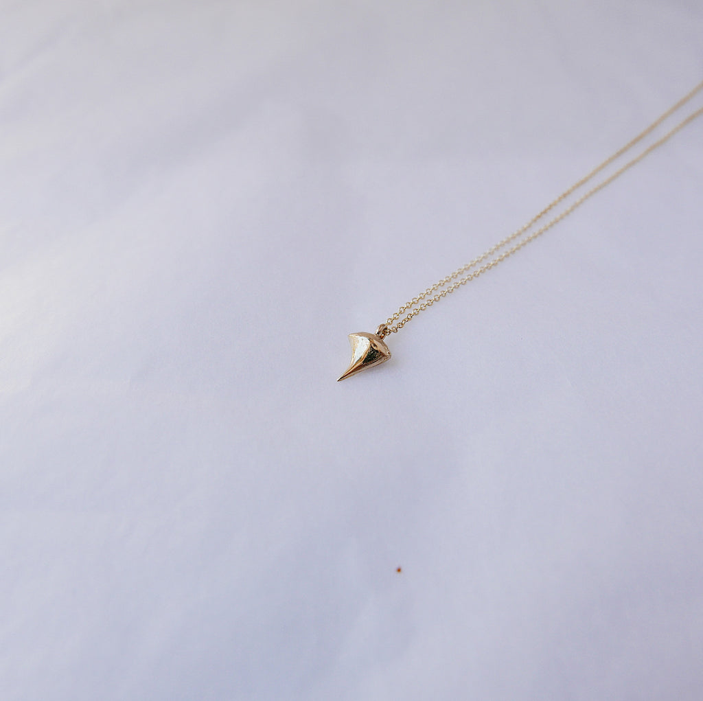 Rose Thorn Necklace, thorn necklace, rose thorn, 14k rose gold necklace, rose gold thorn necklace, rose gold rose thorn necklace